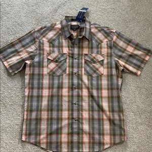 NWT Men’s Pendleton pearl snap plaid shirt
